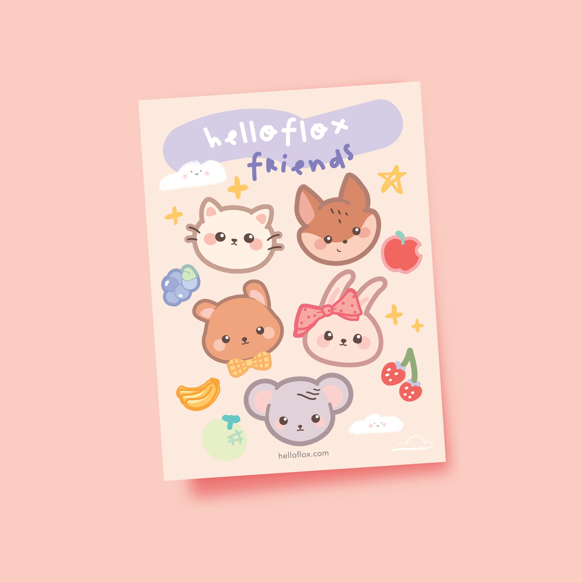 helloflox friends sticker